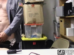 [censored] shoplifter stripped and banged by horny gay guard