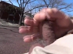 200 grandpa jerk off in puplic