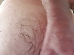 Hairy ass dildo fuck