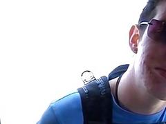 Twinks hardcore threesome van pounding