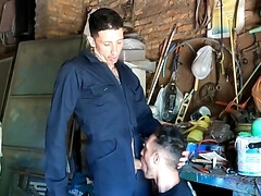 The mechanic is ready to fix his car in exchange for sex
