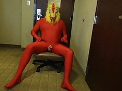 Chicken Costume Plucked Jerk Off