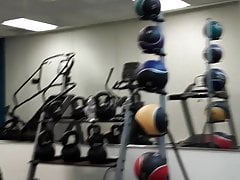 fleshlight jack off in my work's gym