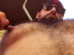 Wordy Father's Furry Musky Pits and Ginormous Pumped Muscle Boobies