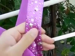 Prom Dress - Outdoors Hard Fuck Messy Cumshot