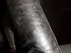 Leather Pants Cum Dump