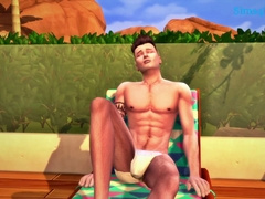 Nipple play, erotic massage, gay sims 4