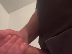 Privately fapping off at work