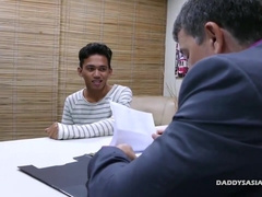 Asian Boy Jude Takes Step daddy Cock