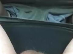 A short vid of a lovely tiny uncut willy exposed at home
