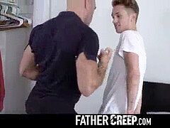 red-hot muscle daddy destroys his nubile son-in-law bareback-FATHERCREEP.COM