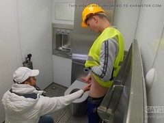 Rico Loko gets adventurous in a Munich toilet for some gay fun