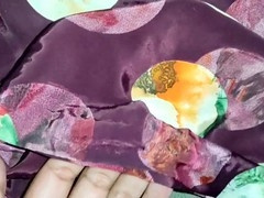 Steamy session with gay lingerie, masturbation cum, and cock action