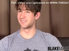 British Hunk Interviewed Before Working On His Prick