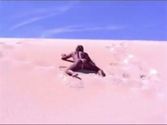 Tanned guy on beach in tiny string thong (temporarily!) 3