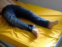 Chubby in Jeans Stroking