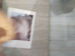 cum and pee on picture