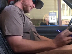Horny Guy Bustin A Nut at the Bank ( Hands free Public Cum ) 6