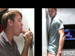 Homosexual hookup thru a gloryhole