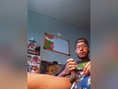Cum Gamer In The Office Showing His Ass And Filling It With Sperm