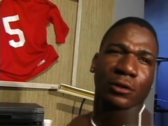 Skinny Latin gets fucked by huge black guy