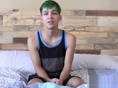 Lusty Cole Patrick was eager to play with his pecker