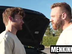 Brogan chains Carter Collins for flogging and relentless bare fuck