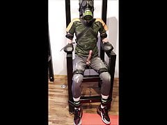 cum on the bondage chair again