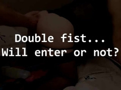 Dual Handballing Joy: Amateur Crossdresser Gapes for Ass-fuck Gusto