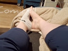European master gives luscious foot worship to his gay feet slave Comicx