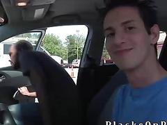 Mike King's tight hole gets split during interracial gay sex