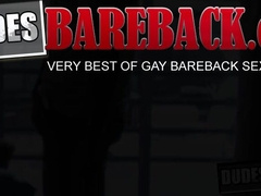 Hot Zeke Stardust strokes cock while getting his ass shoved by dominant Enrique Currero