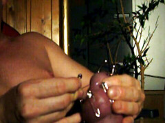 manmeat and ball torture Needles in fatest cock