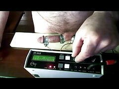 cock strapped to board electrostim