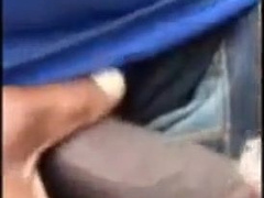 Playing with big black cock 2