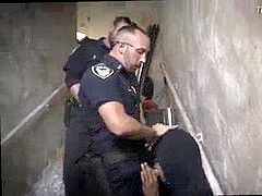 gay cop pound and makes stud suck his dick video Suspect on the Run,