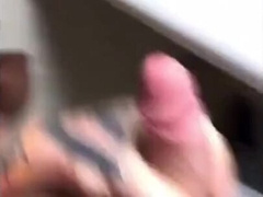 Tattooed Hunk Strokes His Big Cock Alone