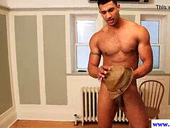 fledgling jock masturbating in high def