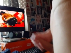 Young Teacher Jerks Off To Porn