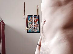 A shower with my cock out