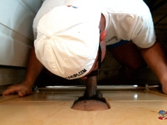 Latino Married Guy Back At The Gloryhole