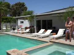 Pool Party Turns Into A Wild Ass Fucking Marathon