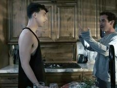 College twink rimming a dilf