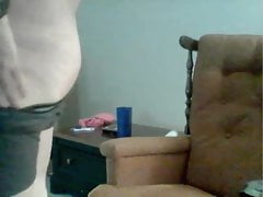 Daddy cums on cam