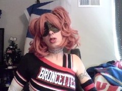 Naughty cheerleader vikkicd16 gets kinky with sex toys