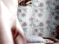 Teen dances and shakes her huge dick and shows his tight ass hole