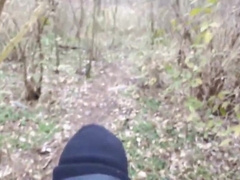 71 years old grandpa fucked in the forest #3 4