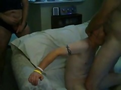 2 daddies vs a young lad.