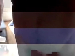 Handsome Muscled Smooth Guy Jerking Off His Big Uncut Cock