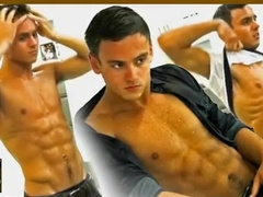 Sexy Boy Tom Daley Drenched And Showing Off His Wet Body